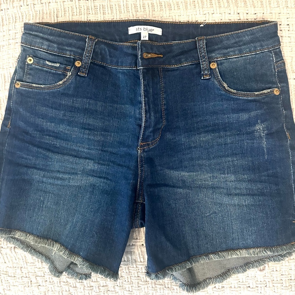 STS Sz 27 denim Blue Dark Wash Shorts